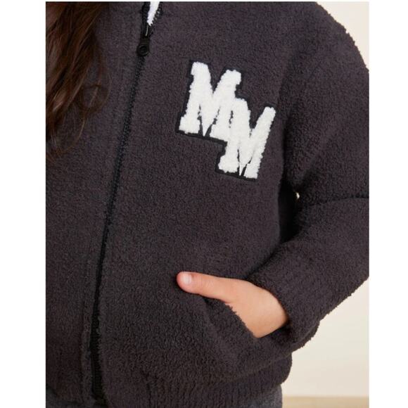 Barefoot Dreams CozyChic Disney Classic Mickey Mouse Varsity Jacket - Picture 5 of 11